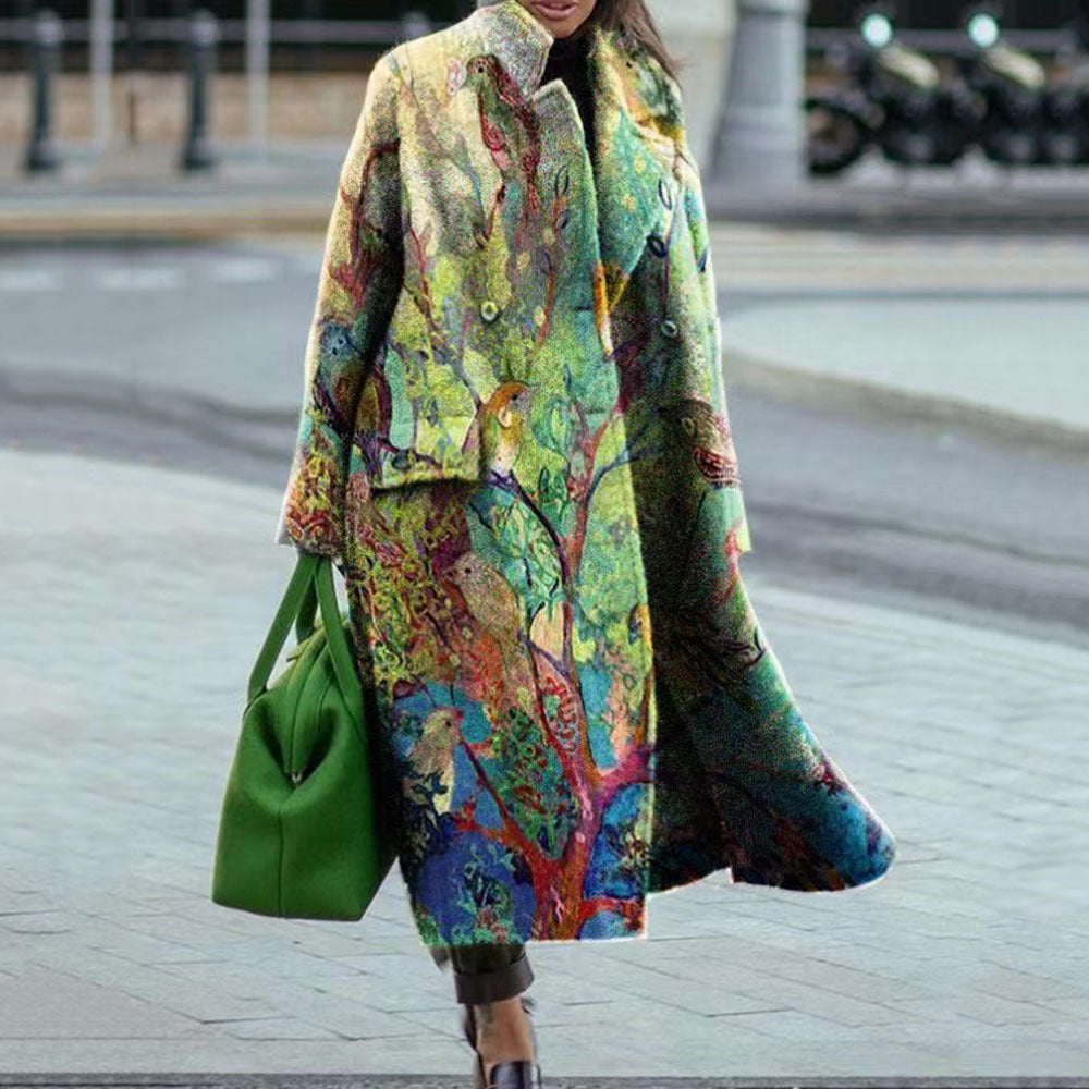 Ginette — Manteau d'Automne Élégant
