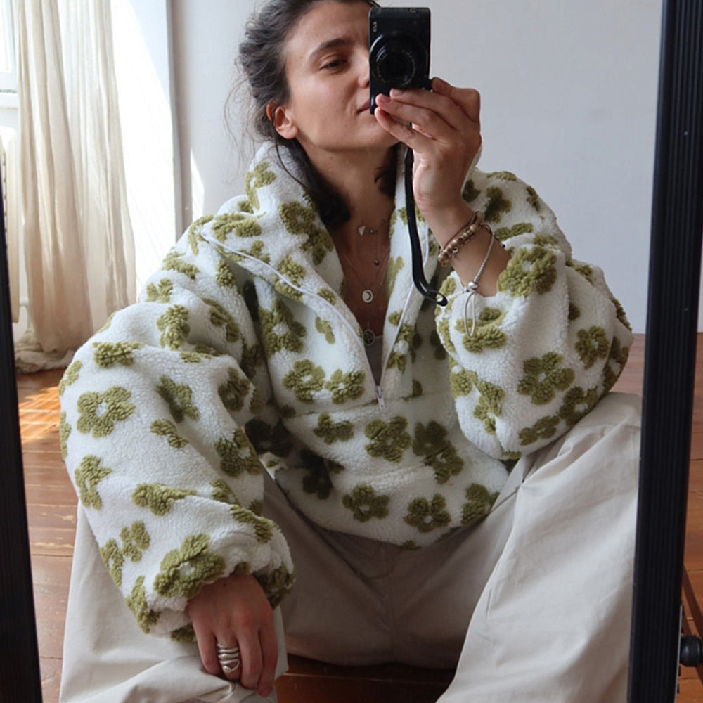 Sixtine — Pull Polaire Bloom