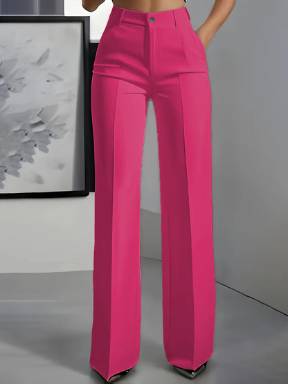 Mia — Pantalon minimaliste blanc