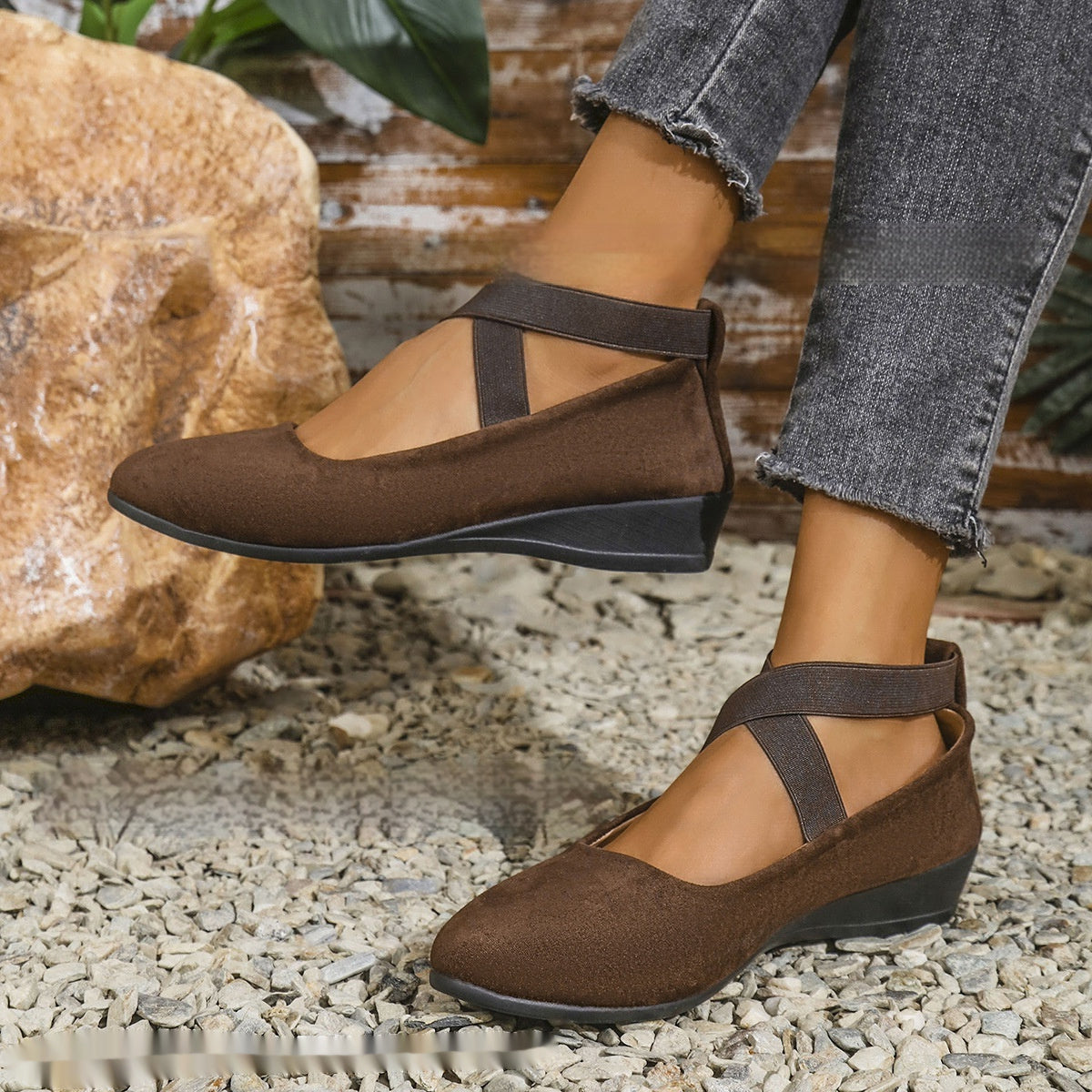 Chloé — Ballerines à Talon Compensé