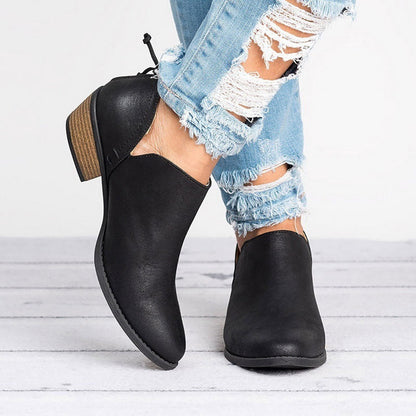 Virginie — Bottines de luxe à talon moyen