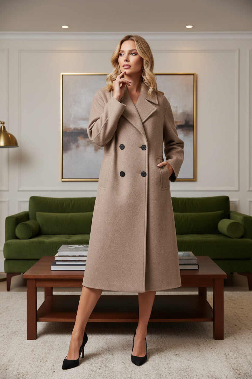 Noëlle — Manteau Élégante et Confortable au Style Moderne
