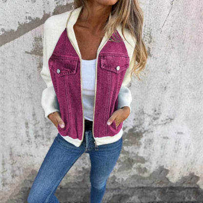 Apolline — Veste en jean d’Automne