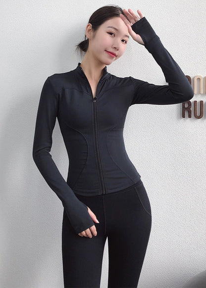 Gisèle — Long-sleeved Top Zipper
