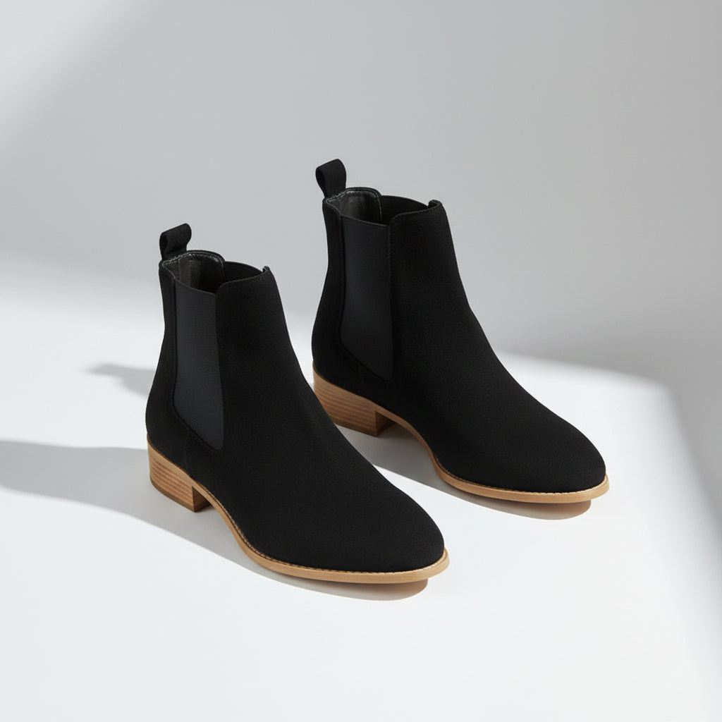 Caroline — Bottines de luxe à talon moyen