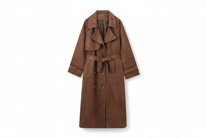 Corinne — Trench-coat élégant à col montant