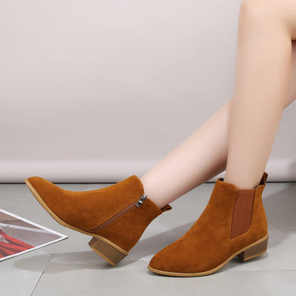 Caroline — Bottines de luxe à talon moyen
