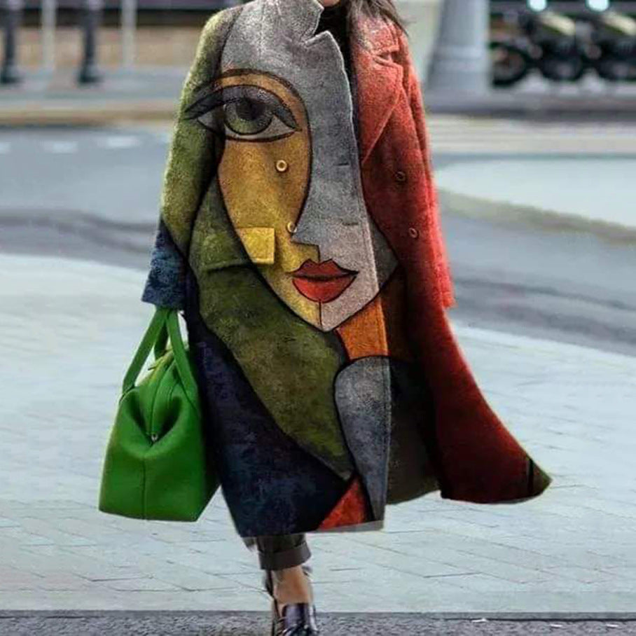 Ginette — Manteau d'Automne Élégant