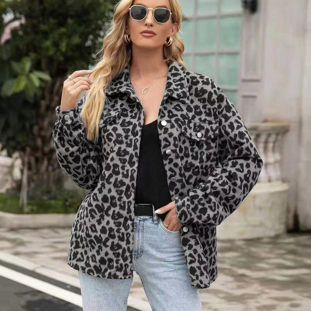 Aveline — Arielle — Veste Léopard Tendance