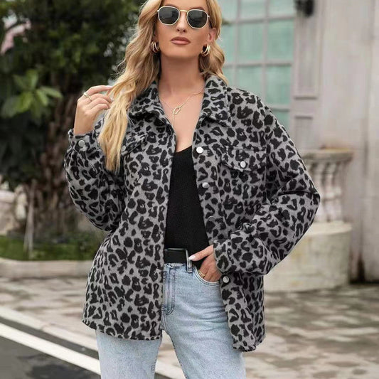 Aveline — Arielle — Veste Léopard Tendance