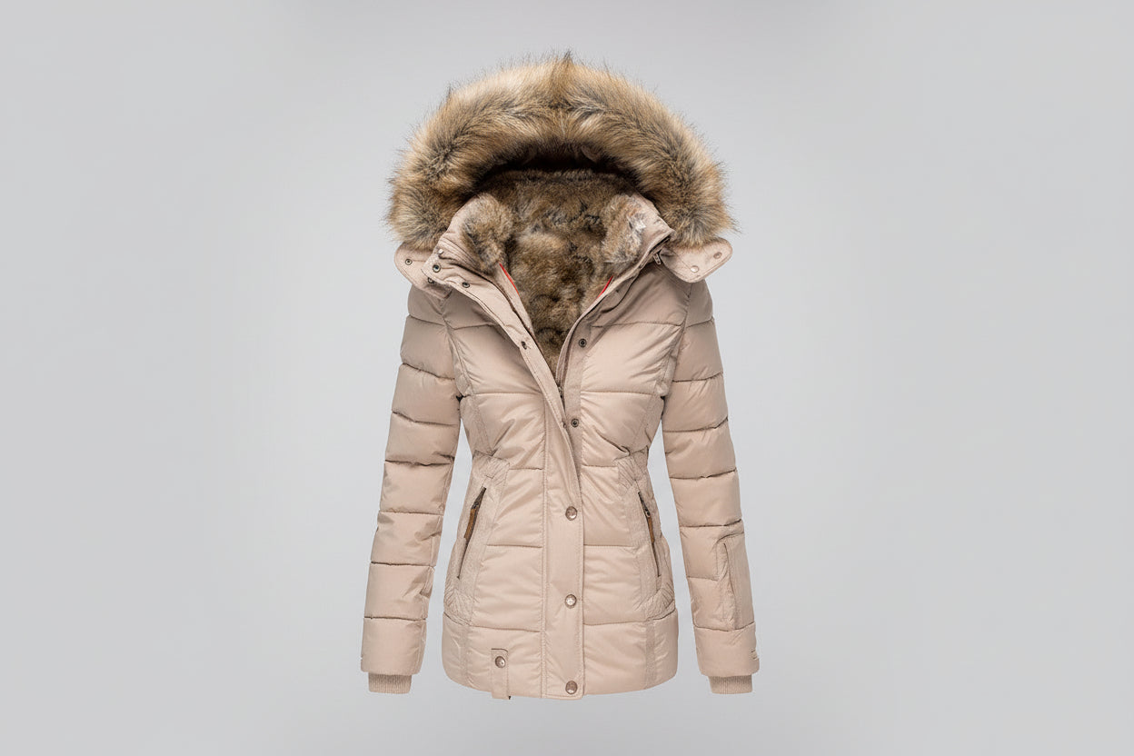 Romane — Manteau Chaud avec Doublure en Fourrure