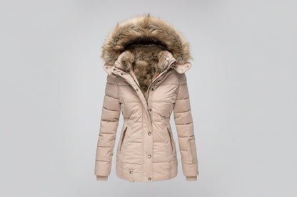 Romane — Manteau Chaud avec Doublure en Fourrure