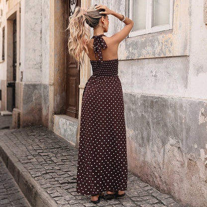 Rosalie — Robe cover up longue col plongeant