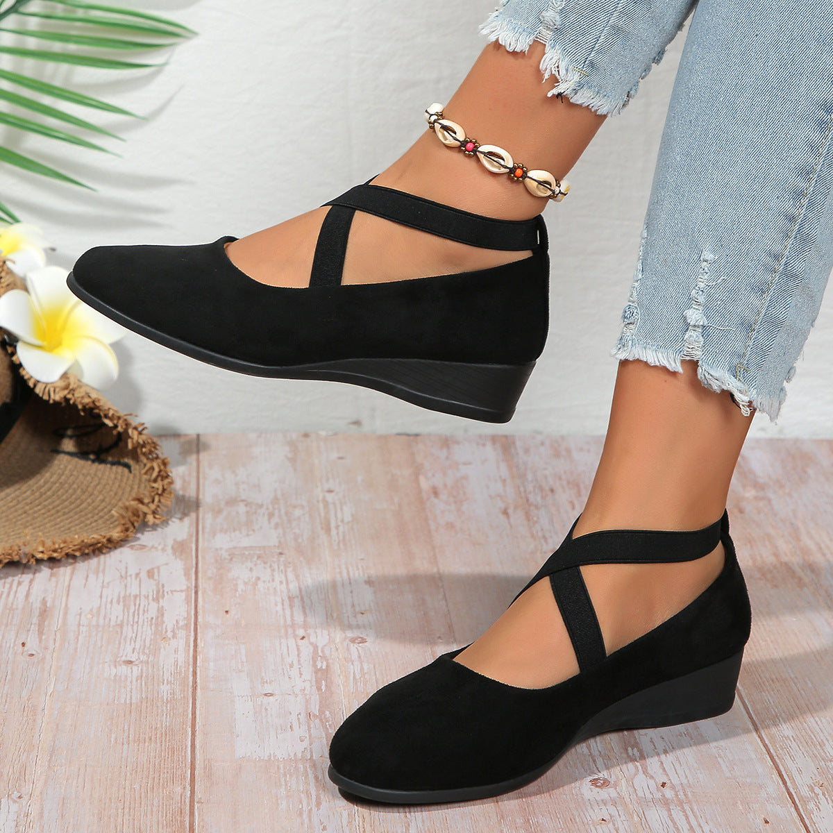 Chloé — Ballerines à Talon Compensé