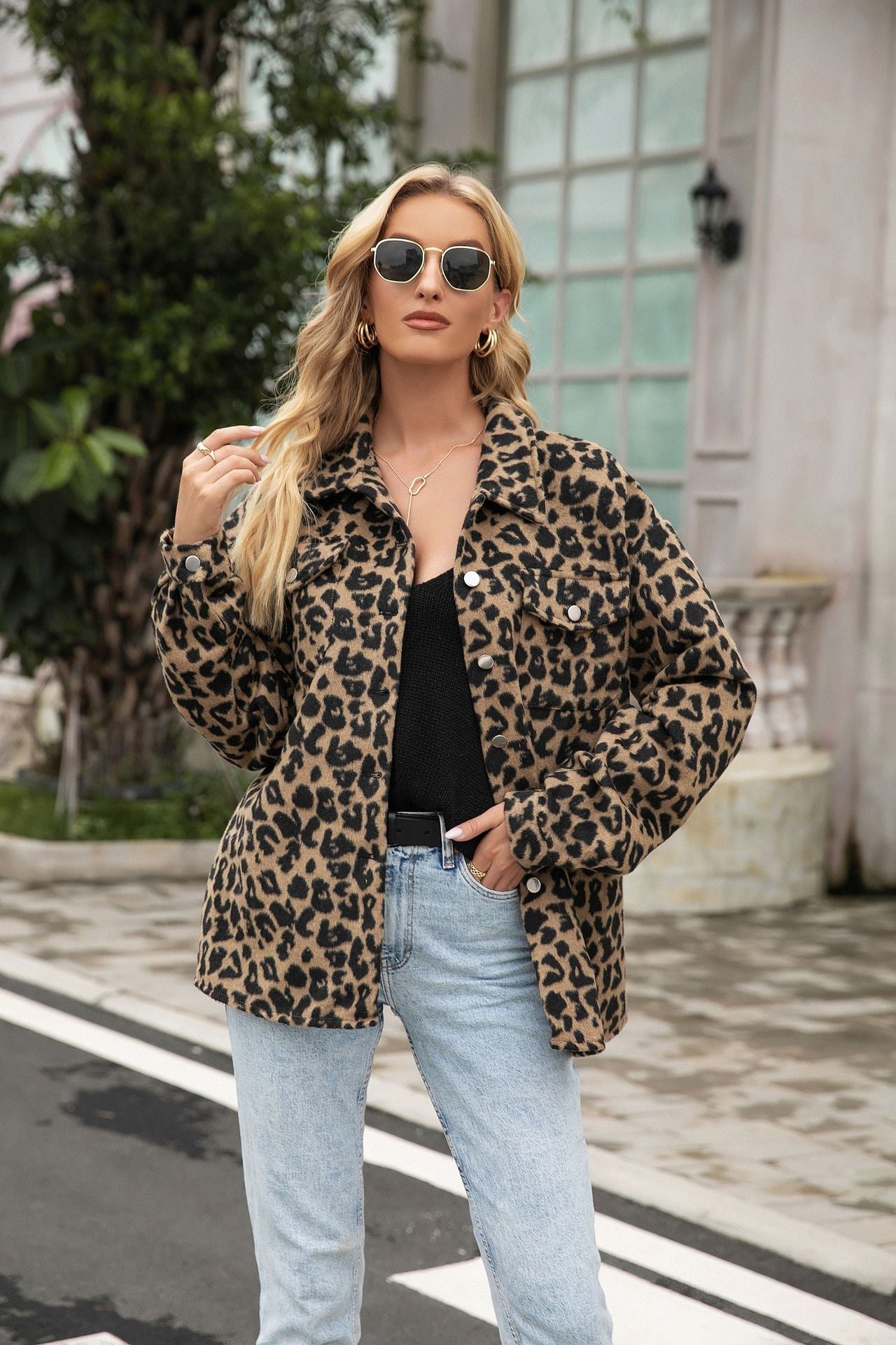 Aveline — Arielle — Veste Léopard Tendance