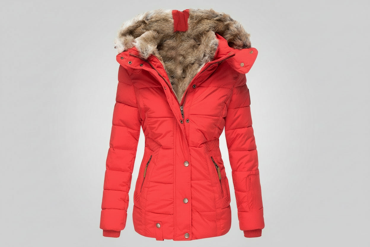 Romane — Manteau Chaud avec Doublure en Fourrure