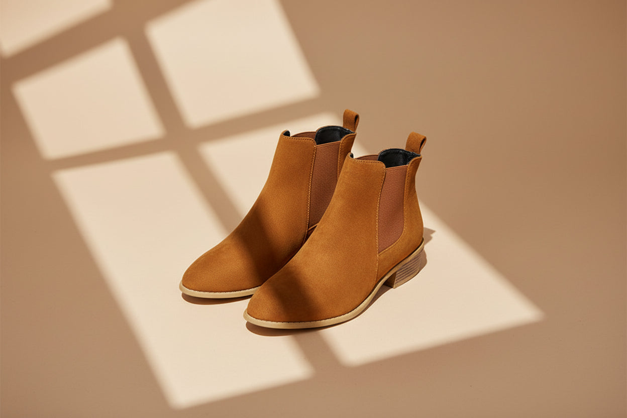 Caroline — Bottines de luxe à talon moyen