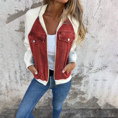 Apolline — Veste en jean d’Automne