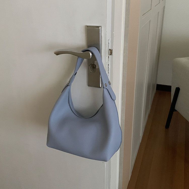 Danièle — Chic Organic - Sac drapé en cuir de veau