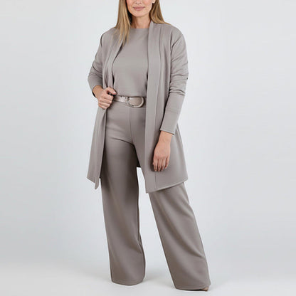 Jade — Ensemble 3 Pièces avec Cardigan Long
