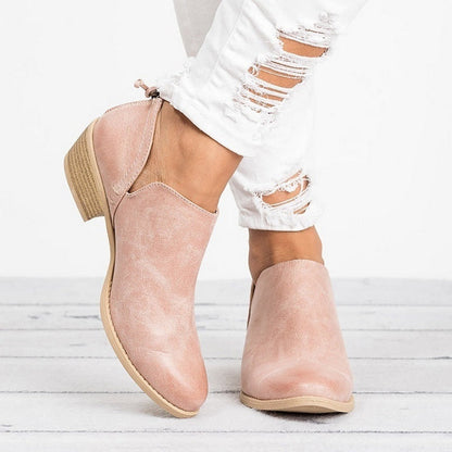 Virginie — Bottines de luxe à talon moyen