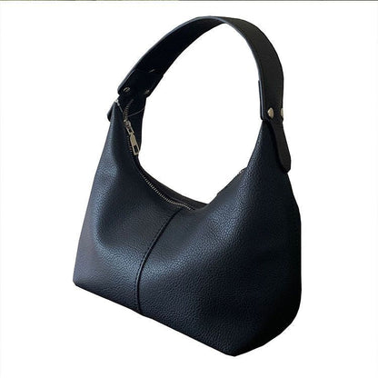 Danièle — Chic Organic - Sac drapé en cuir de veau