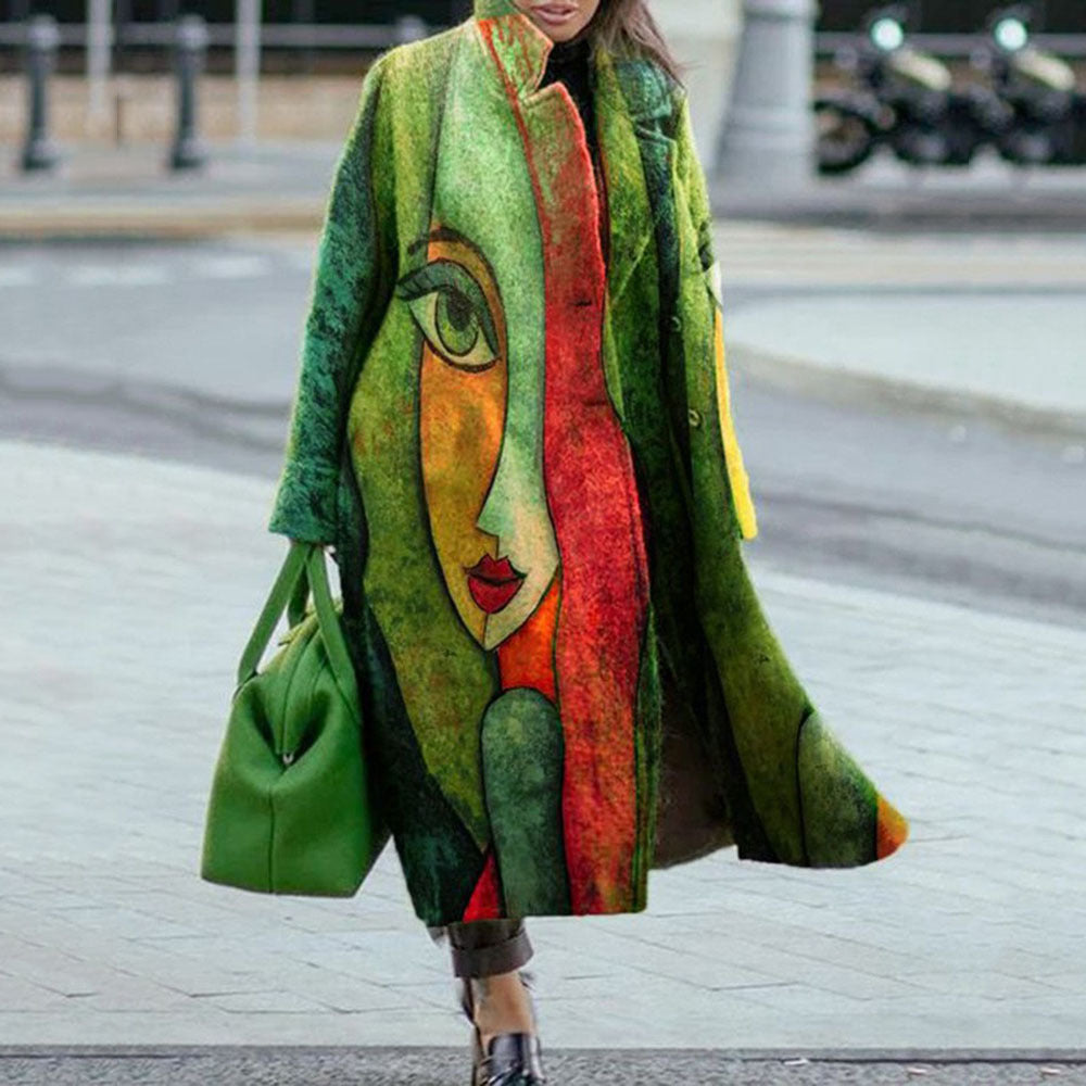 Ginette — Manteau d'Automne Élégant