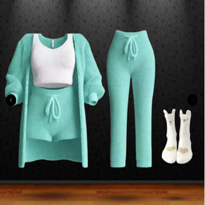 Séraphine — Ensemble Cozy Luxe 5 pièces