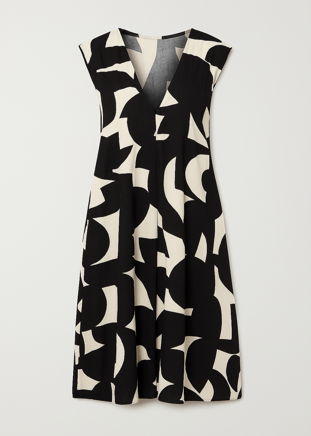 Pauline — Robe fluide à col V