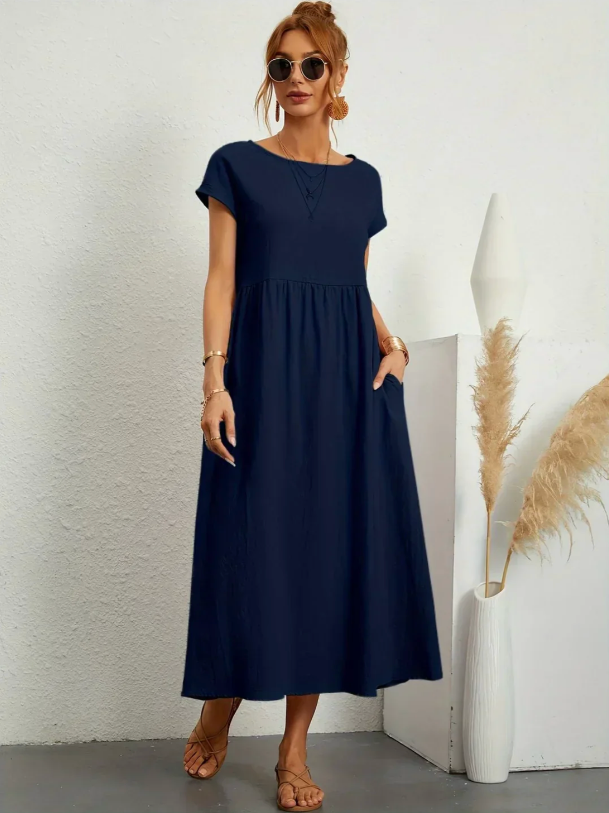 Nina — Robe fluide intemporelle