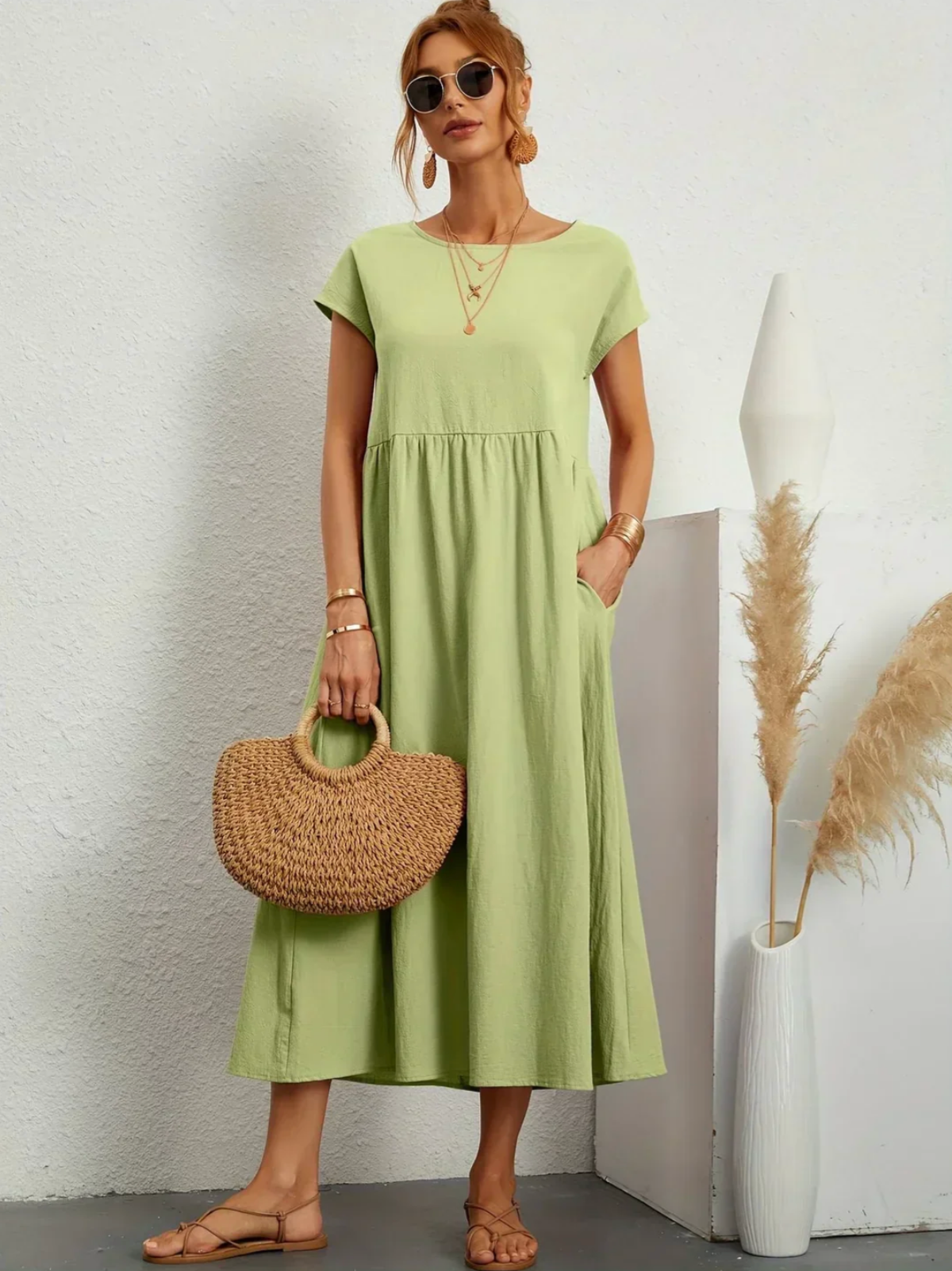 Nina — Robe fluide intemporelle