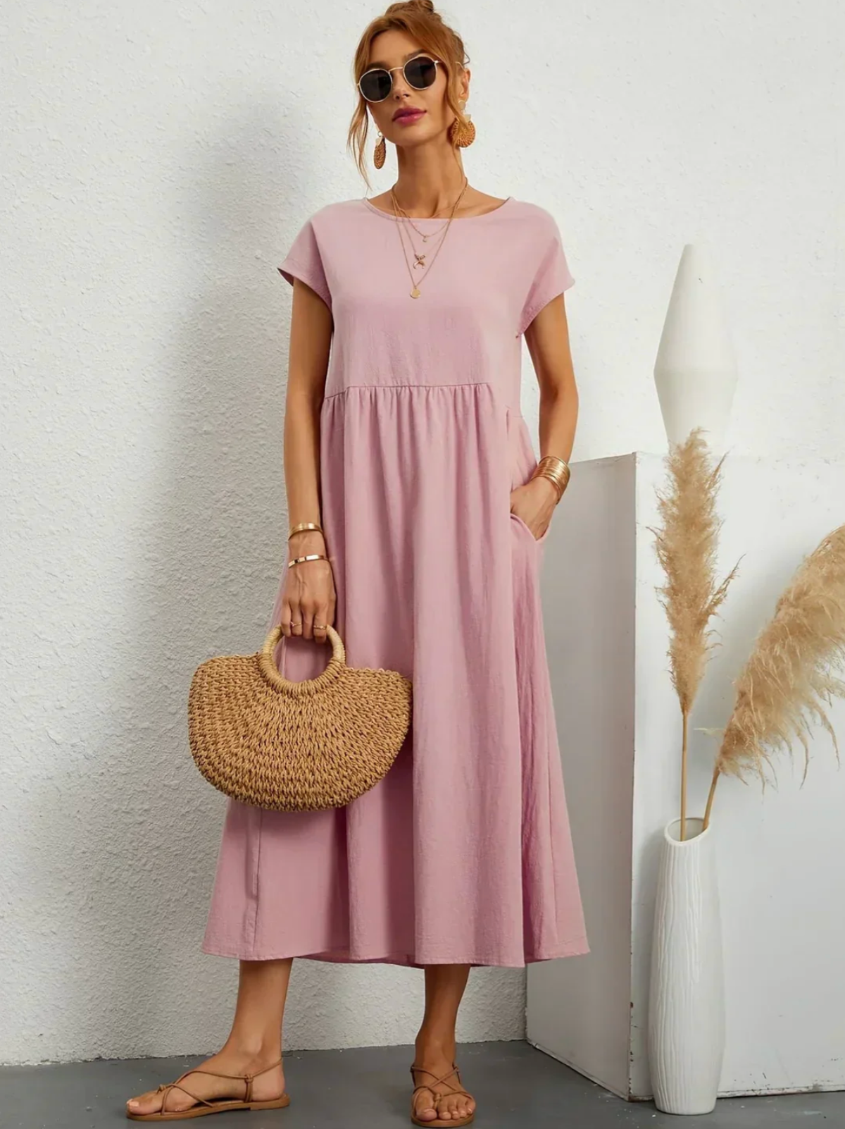 Nina — Robe fluide intemporelle