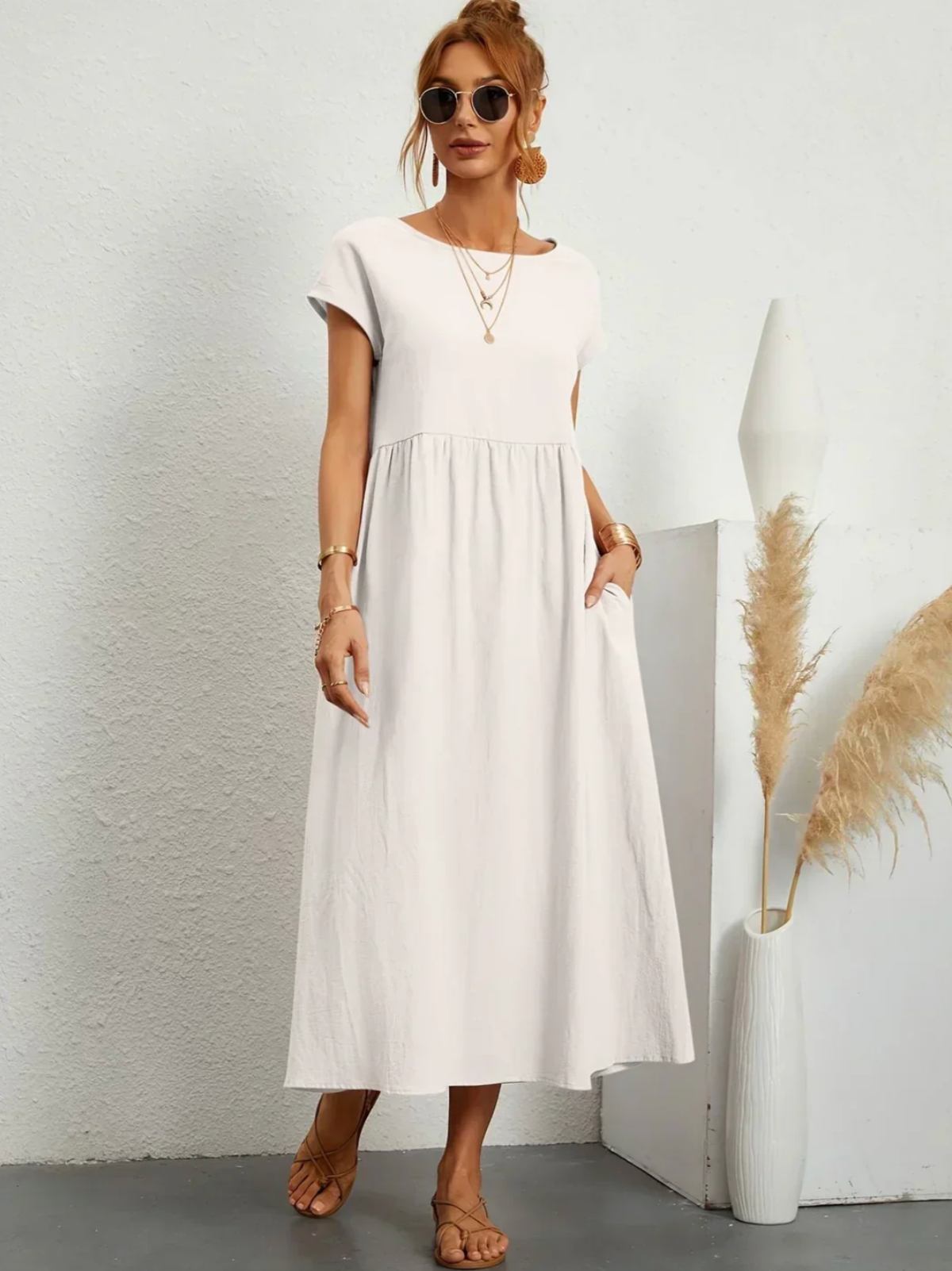 Nina — Robe fluide intemporelle
