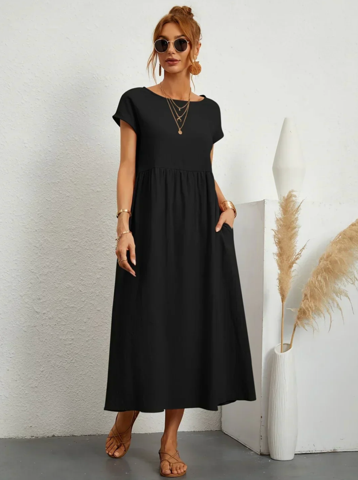 Nina — Robe fluide intemporelle