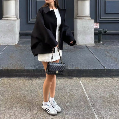 Sonia — Le Manteau Oversize Élégant et Confortable