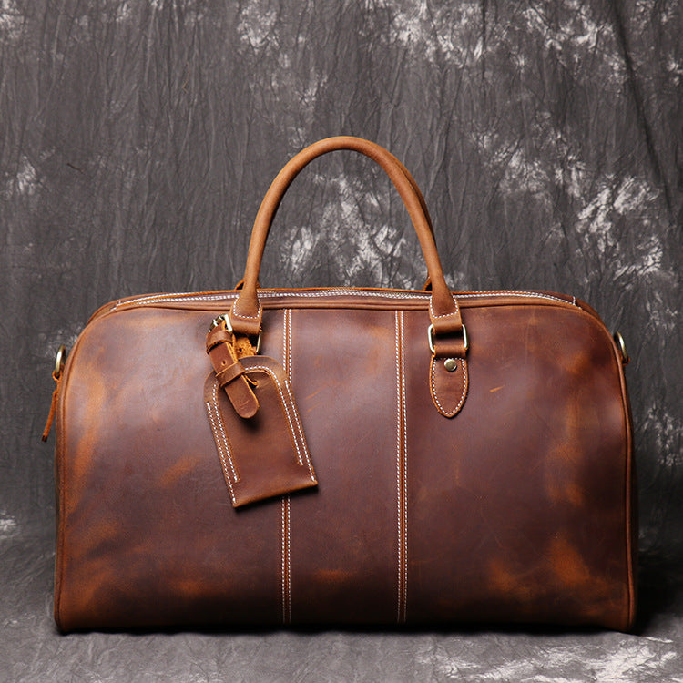 Micheline — Sac en cuir - Weekender de luxe