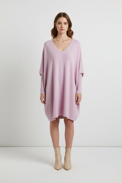 Agathe — Chemise en maille unie à col V