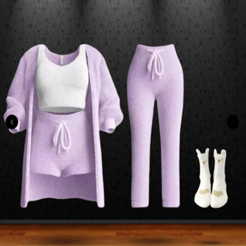 Séraphine — Ensemble Cozy Luxe 5 pièces