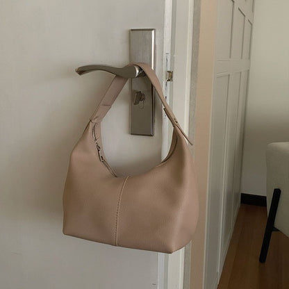 Danièle — Chic Organic - Sac drapé en cuir de veau