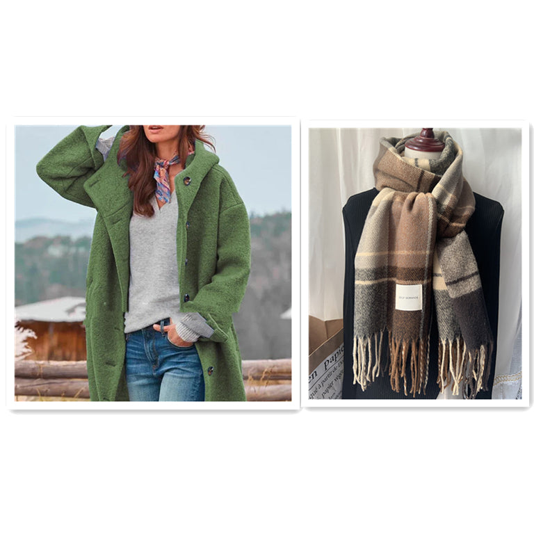 Claudine — Manteau d'Automne Élégant