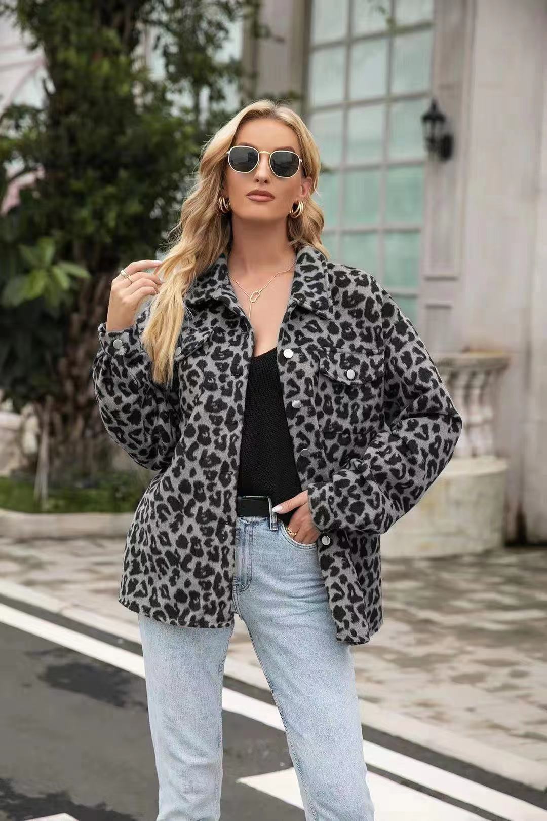 Aveline — Arielle — Veste Léopard Tendance
