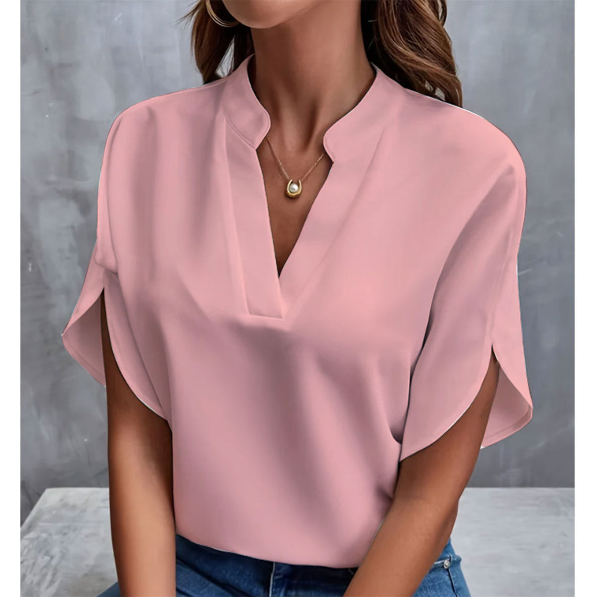 Clarisse — Blouse élégante tissu fluide