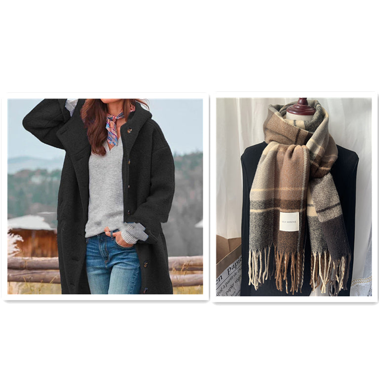 Claudine — Manteau d'Automne Élégant