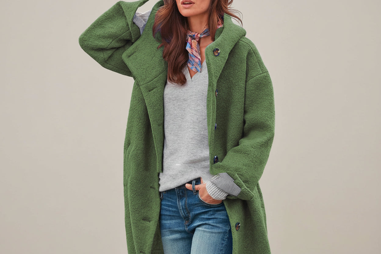 Claudine — Manteau d'Automne Élégant