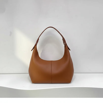 Danièle — Chic Organic - Sac drapé en cuir de veau