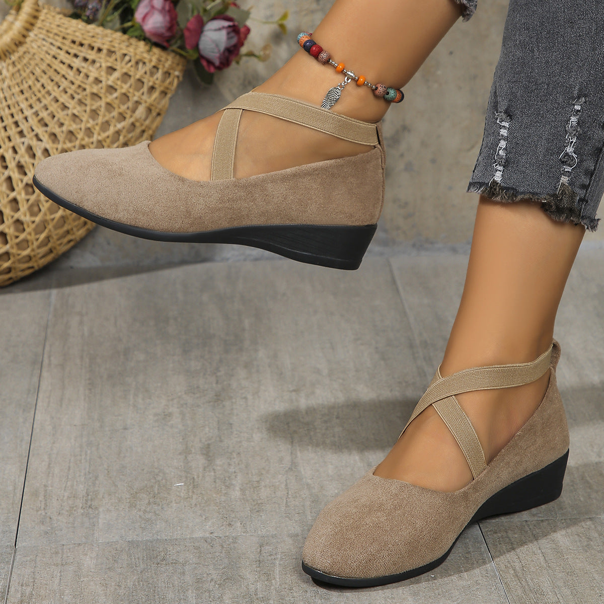 Chloé — Ballerines à Talon Compensé